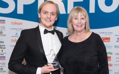 Gordon wins Young Business Person of the Year at INSPIRE 2016